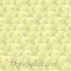 Langlois-Martin žvyneliai- šviesiai geltoni, plokšti 4mm