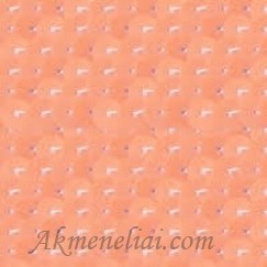 Langlois-Martin žvyneliai- šviesus oranžiniai rožiniai, plokšti 4mm