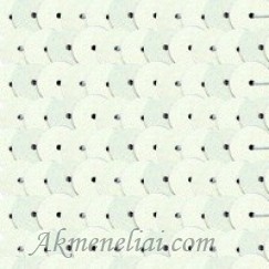 Langlois-Martin žvyneliai- Matiniai sidabro, plokšti 4mm