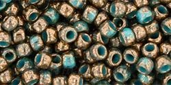 Toho biseris  8/0 TR-08-1703 Gilded Marble Turquoise