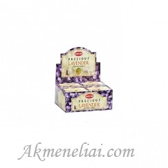 HEM Precious Lavender kūginiai smilkalai, su stoveliu, pakuotėje yra 10vnt.