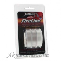 FireLine pintas valas, skaidrus, storis 0.012mm,0.015mm, 0,017mm, 3 ritės po  13.71m.