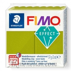 FIMO modelinas Metallic green 51, metalizuotas žalias , 57g pakuotė