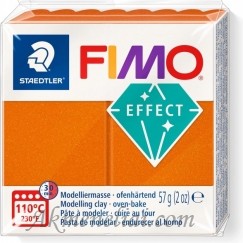 FIMO modelinas Metallic orange 41, metalizuota oranžinė, 57g pakuotė