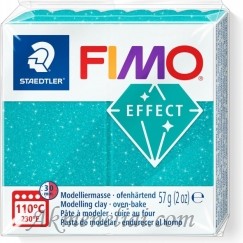 FIMO modelinas Metallic turquoise 36, metalizuota turkio, 57g pakuotė