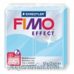 FIMO modelinas Tranparent Blue Effect 374, skaidrus žydras, 57g