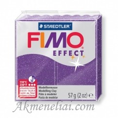 FIMO modelinas Glitter Purple  Effect 602