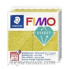 FIMO modelinas Glitter Gold Effect 112