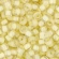 Toho biseris TR-11-182 Round 11/0 Inside-Color Luster Crystal/Opaque Yellow Lined