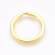 Žiedas raktinis 25mm, Aukso spalvos