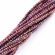 Kristalai Rondelės formos, purple AB, 2x1.5mm,  235~247vnt/juosta