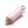 Pieštukas šviesiai rožinis su kilpele, polimerinis molis, 23x7,5mm,1vnt.