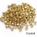 Prisiuvami kristalai, Crystal akutė, auksinės spalvos pagrindas, 3mm, pakuotė 100vnt.