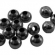 Burbuliukai juodos spalvos, 3mm,  pakuotė 5gr.