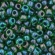 Toho biseris TR-11-249 11/0 Inside-Color Peridot/Emerald Lined 