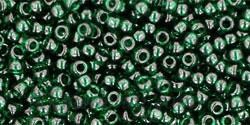 Toho biseris TR-11-939 11/0 Transparent Green Emerald