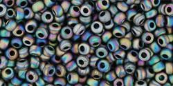 Toho biseris TR-11-86F 11/0 Opaque-Rainbow-Frosted Rainbow Iris