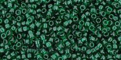 Toho biseris TR-15-939 15/0 Transparent Green Emerald 