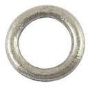 Žiedas sidabro spalvos, 14,5mm