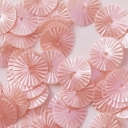 Langlois-Martin žvyneliai - 743R/12mm 11009, Glossy Porcelaine light Pink, plokšti 12mm, 20 vnt. 