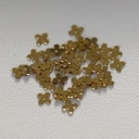 Langlois-Martin žvyneliai- Gėlytės, Light Gold ORB2 , 4mm