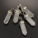 Pakabukas Kalnų krištolas- Crystal quartz, 40x12mm 