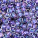 Toho biseris TR-11-265 11/0 Inside-Color Rainbow Crystal/Metallic Purple Lined