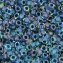Toho biseris TR-15-188 15/0 Inside Color Luster Crystal/Capri Blue Lined