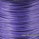 Vaškuota virvelė, purpurinė, skersmuo 1mm