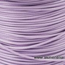 Vaškuota virvelė, šviesiai violetinė, skersmuo 1mm