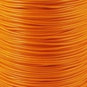 Vaškuota virvelė, oranžinė, skersmuo 1mm