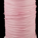 Vaškuota virvelė, šviesi rožinė skersmuo 1mm
